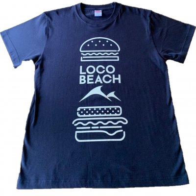 Loco Beach 半袖Tシャツ 5.6オンス ネイビー Mサイズ
