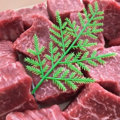 送料無料 鳥取和牛サイコロステーキ500g