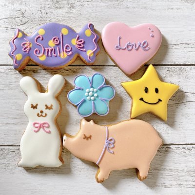 【お試しにぴったり!】Smile Sweetsイチオシアイシングクッキーセット 送料込3000円