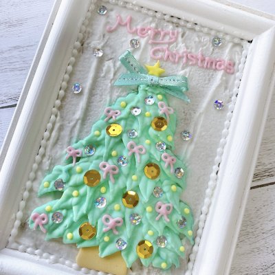 【みんなでつくろう!】額仕立てのクリスマスツリー