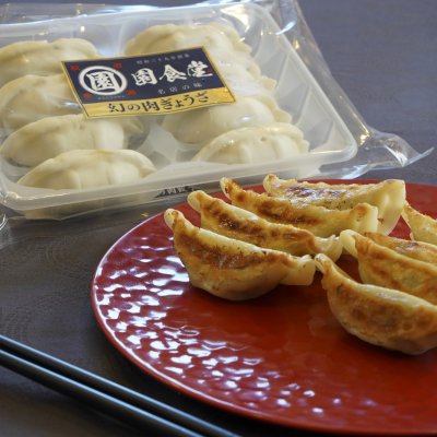 毎月定期購入【秋田象潟 園食堂】幻の肉ぎょうざ【容量64個】(8個入×8パック)