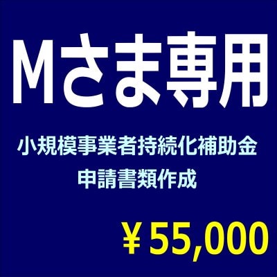 [複製]Ｍ様専用　小規模補助金書類作成代行