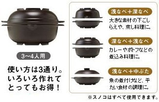 超激安 磁性鍋(両手鍋M) 日本製 - 調理器具
