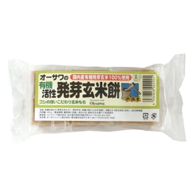 オーサワの有機活性発芽玄米餅300g(6個)
