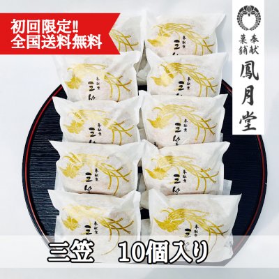 【初回限定送料無料】三笠(どら焼き)10個入り *メルマガ登録した方限定の特典付き
