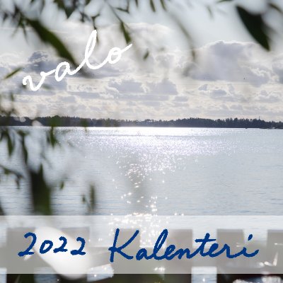 【フィンランド写真】2022年卓上カレンダー valo　光（再販バージョン）