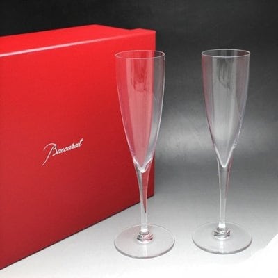 【Baccarat/バカラ】ドン ペリニヨン 2本セット/ベストセラー/シャンパンフルート/ 1845-244