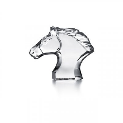 【Baccarat/バカラ】馬の頭/フィギュリン/乗馬、馬術、競馬、馬好きの方/贈答品/1762673