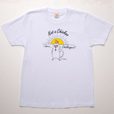 【養鶏家の手掛けるアパレルブランド ”ニワトリ” 】 FLAP君Tシャツ (ホワイト/グリーン/ベージュ:ユニセックス) ※送料無料!!