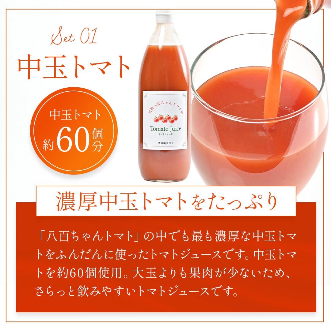 北海道　ミニ&大玉トマトジュース「カナンの丘の滴」1000ml各3本セット」 jam4ko.html.JPG