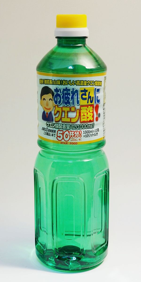 お疲れさんにクエン酸 1L 10倍希釈用