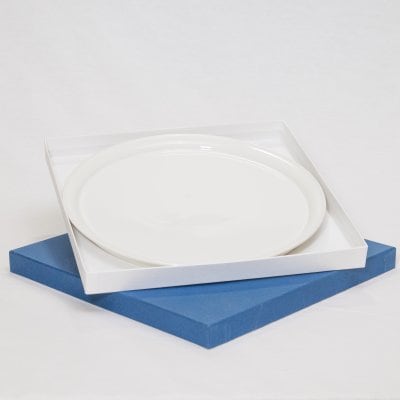 電子レンジ用セラミック皿 ほほえみ(陶製おぼん)