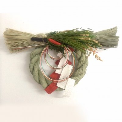 昔(いにしえ)の”い草” 機能入り【しめ縄】リースタイプ大 ※数量限定〜12月15日より順次発送予定(生産工場直送)