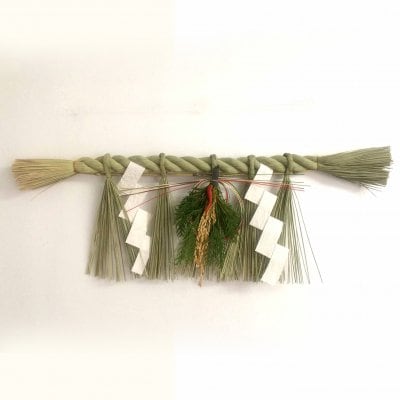 昔(いにしえ)の”い草”機能入り【しめ縄】雲形タイプ・神棚しめ縄 ※数量限定〜12月15日より順次発送予定(生産工場直送)