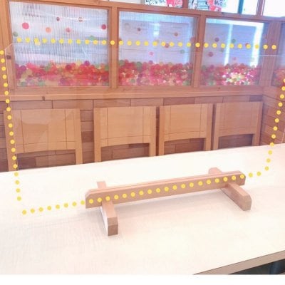 オーダー専用カート受注生産のため即決不可inatec/木製オーダ−メイドついたて≪飛沫感染予防対策用アクリルパネル衝立≫卓上用/要見積もり