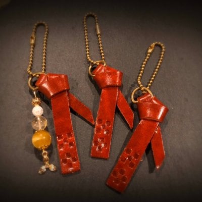 琉球さんぐゎ〜ストラップRED