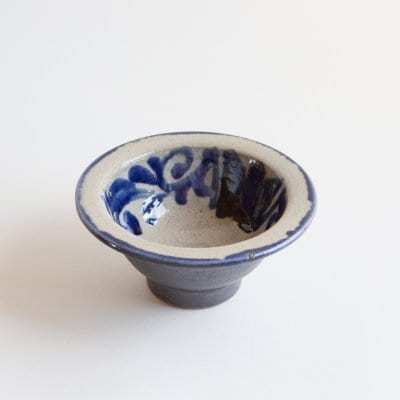 5寸ワンブー 藍格子唐草