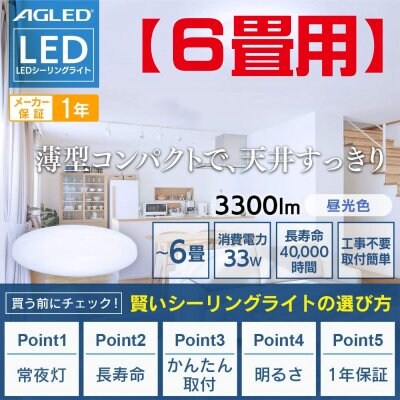 《6畳用》アイリスオーヤマ ACL6DG LEDシーリングライト