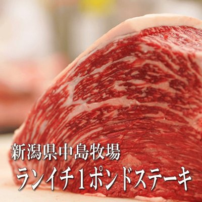【訳アリ価格】中島牧場ランイチ1ポンドステーキ 当ストア1番人気の部位!ランイチはモモの部位です。赤身と霜降りのバランスが最高!1ポンドは450g!二人でも大満足のボリューム!