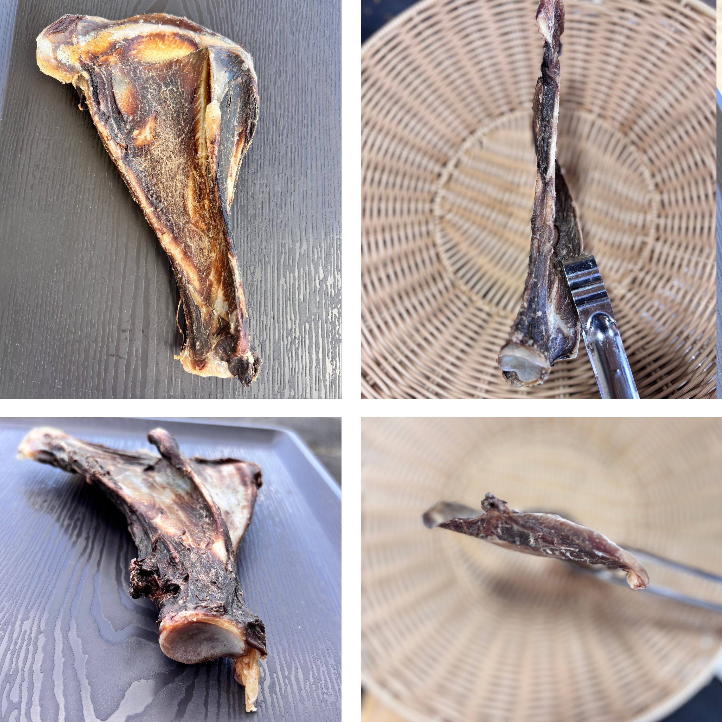 Lサイズ1枚 鹿肩甲骨ジャーキー ＜かたさレベル＞