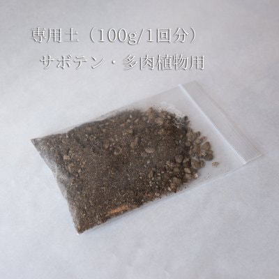 サボテン・多肉植物の専用土【1回分/100g】