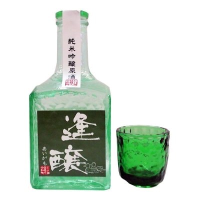 酔園 逢醸（あいがも）純米吟醸原酒 角びん 300ml |【農薬不使用の酒米で醸す日本酒】|【ご贈答におススメ】