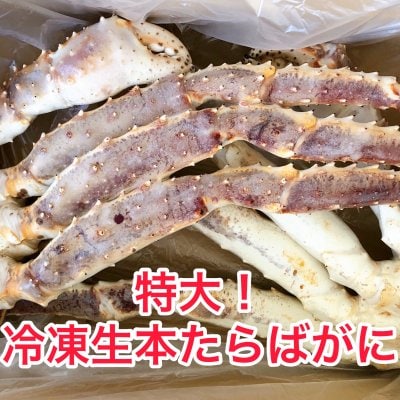 決算大売出し 冷凍 生本タラバガニ 特大 3ｋｇ 2肩入 松山市の海産物ネットスーパー 冷凍海産物卸 杉野海産 ツクツク 通販 モバイル 最もお得な高ポイント還元通販サイト