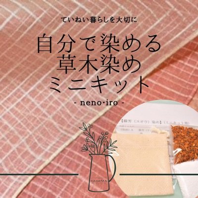 草木染めミニキット (舞さま専用)