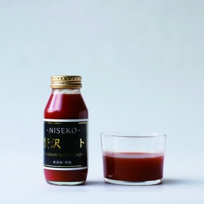【トマトジュース】贅沢トマトのトマトジュース180ml×6本入り/北海道ニセコ産トマト/みっちゃんのトマト