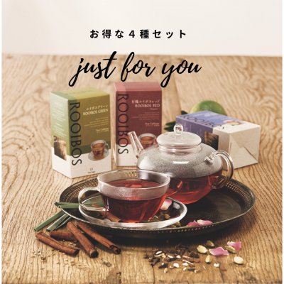お得!”生活の木”ルイボスティーおすすめ4種セット(15パック入り✖️4種)