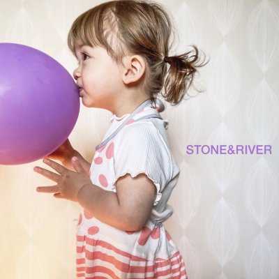 〜店頭払いOK〜バルーンビブパ STONE&RIVER”イエロー”ラスト1着
