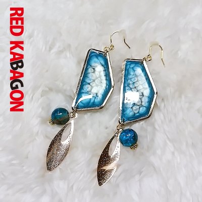 水面をイメージした夏ピアス 0618C