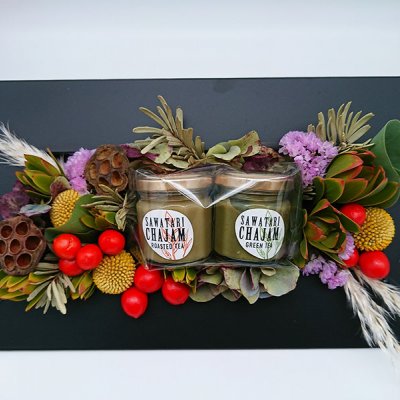敬老の日ギフト「CHAJAM」とドライフラワーBOX(数量限定)