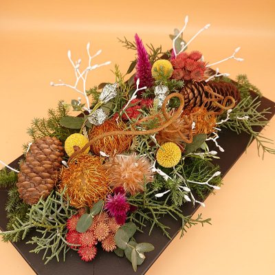 オレンジ&ブラウンクリスマス