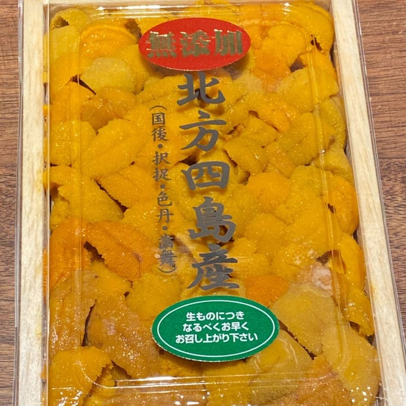 【特別販売】完全無添加の生バフンウニ　北方四島産