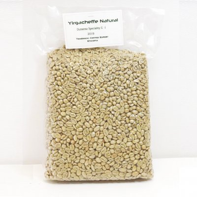 生豆500g エチオピア イルガチェフェ ナチュラルG1【Ethiopian Coffee House】