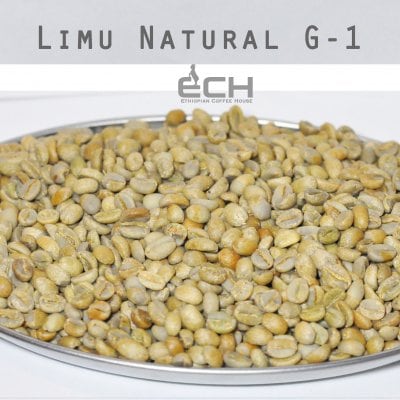 生豆1kg エチオピア リム ナチュラルG1【Ethiopian Coffee House】
