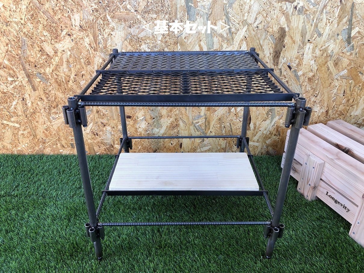 アイアンラック　専用出品 Amazon｜ottostyle.jp アイアンシェルフ 5段 幅80cm オープン