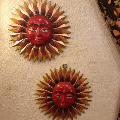 明るい未来を照らす太陽さん2点セット(インド製)
