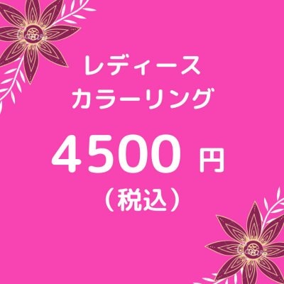 レディースカラーリング　4500円(税込) 【大阪京橋HairBoxWAGO】