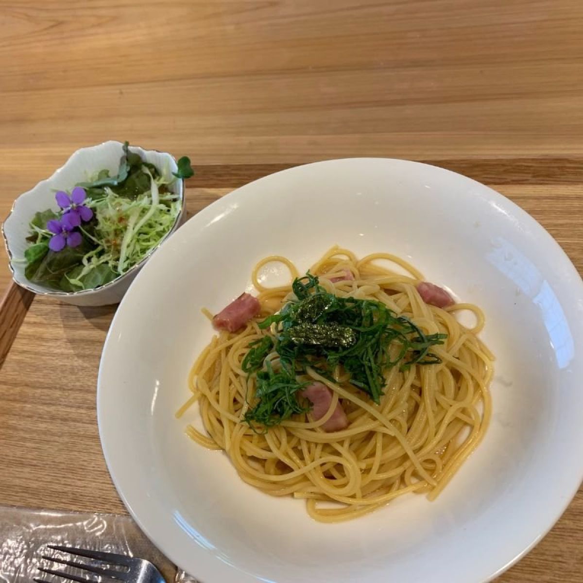 スパゲティー単品　　トマトソースor野菜とベーコン和風　選択可　現地払い