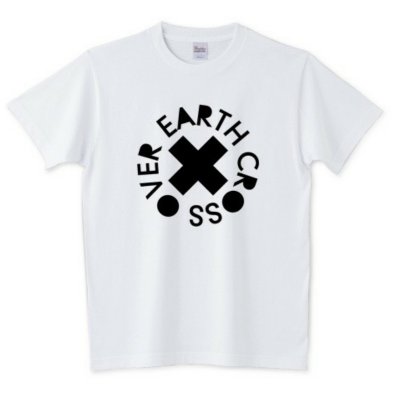 【受注生産】EarthCrossOver /へヴィウェイト TEE/size:100-XL(ホワイト)