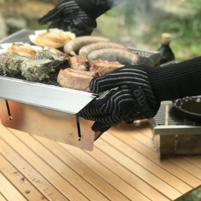 BBQ耐火&耐熱グローブ(ブラック)