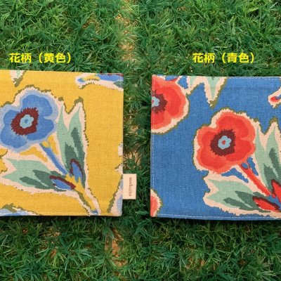 木糸・花柄コースター2枚セット