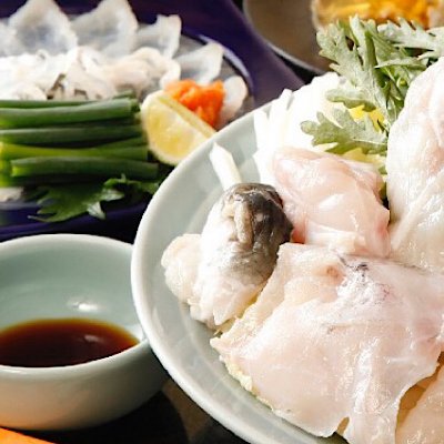 とらふぐ刺・ちり鍋セット(2〜4人前)