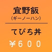 【うるマルシェ現地払い専用】大人気宜野飯（ギーノーハン）、てびち丼６００円
