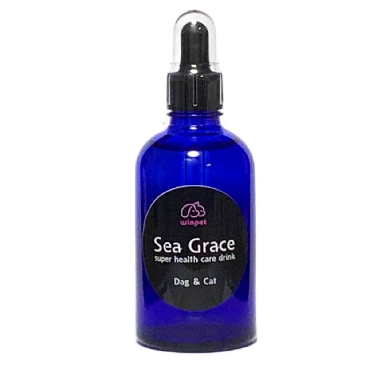 【Sea Grace (シー・グレイス)】海藻系有効成分含有エキス 内容量100ml｜小型犬〜大型犬、猫用