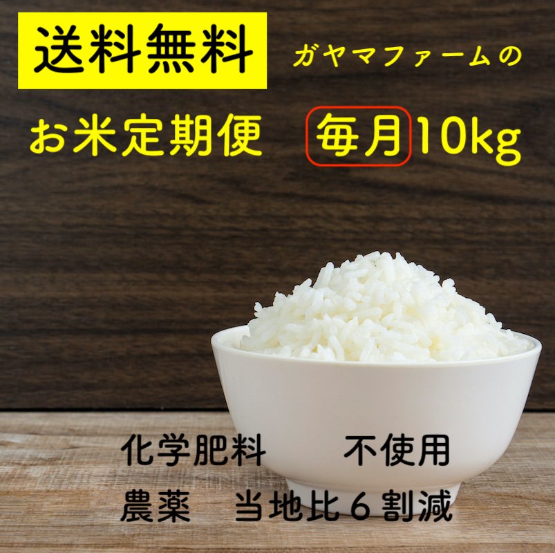 【お米定期便】低農薬はるみ|毎月発送10kg(5月スタート)
