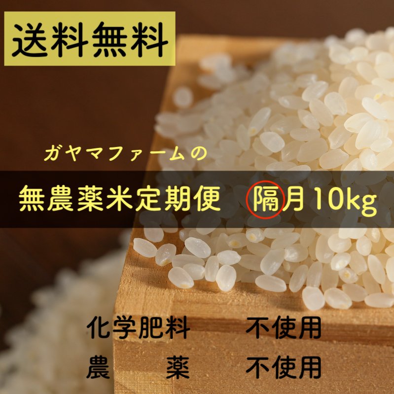 【お米定期便】無農薬はるみ|隔月発送(奇数月)10kg(5月スタート)