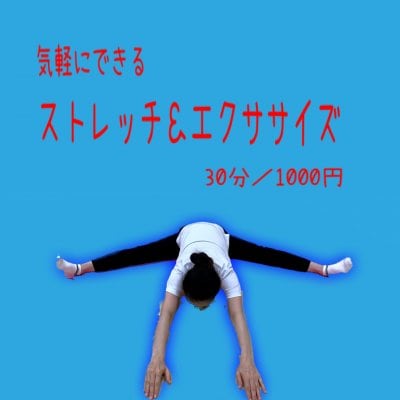 【30分】プラーベートオンラインストレッチ&エクササイズ